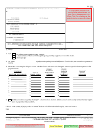 Document preview: Form FL-643 Declaration of Obligor's Income During Judgment Period - Presumed Income Set-Aside Request - California