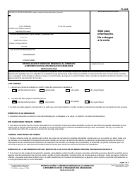 Formulario FL-626 Estipulacion Y Orden De Renuncia Al Derecho a Recibir Cuotas Atrasadas No Asignadas (Gubernamental) - California (Spanish)