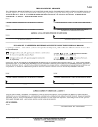 Formulario FL-626 Estipulacion Y Orden De Renuncia Al Derecho a Recibir Cuotas Atrasadas No Asignadas (Gubernamental) - California (Spanish), Page 4