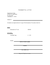 Form CR2E063 Affidavit to the Florida Secretary of State to File or Qualify - Florida, Page 2