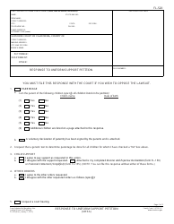 Form FL-520 Response to Uniform Support Petition (Uifsa) - California