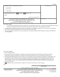 Document preview: Form GC-336 Ex Parte Order Authorizing Disclosure of (Proposed) Conservatee's Health Information to Court Investigator - Hipaa - California