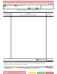 Document preview: Form GC-400(A)(4) Schedule A Receipts, Rent " Standard Account - California