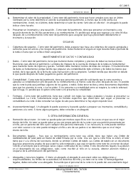 Formulario GC-248 S Obligaciones Del Tutor Y Acuse De Recibo - California (Spanish), Page 4