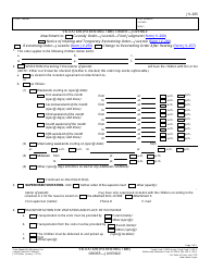 Document preview: Form JV-205 Visitation (Parenting Time) Order ' Juvenile - California