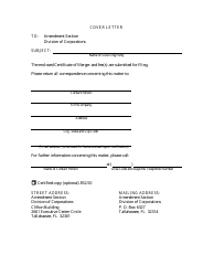 Form CR2E115 Certificate of Merger for Florida Partnership - Florida, Page 2