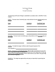 Form CR2E115 Certificate of Merger for Florida Partnership - Florida, Page 3