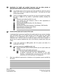 Form PG-401 Guardianship Plan - Alaska, Page 3
