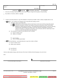 Form DE-174 Allowance or Rejection of Creditor&#039;s Claim - California, Page 2