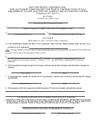 Form CR2E019 Application by Foreign Profit Corporation to File Amendment to Application for Authorization to Transact Business in Florida - Florida, Page 4