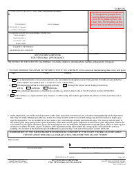 Form SUBP-015 Deposition Subpoena for Personal Appearance - California
