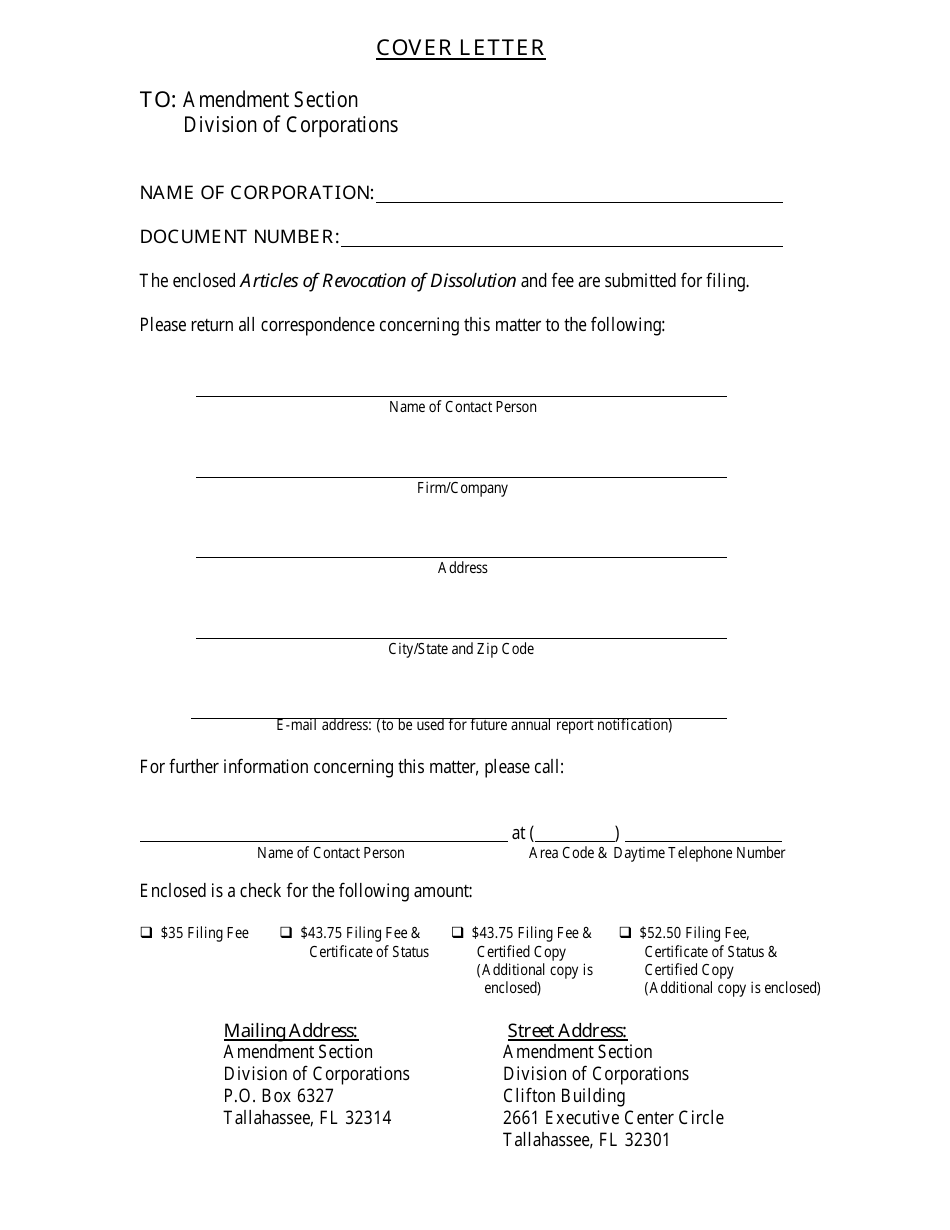 Form CR2E016 Articles of Revocation of Dissolution for a Florida Not for Profit Corporation - Florida, Page 2