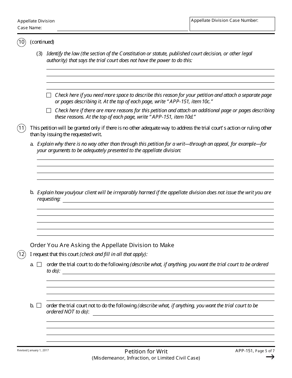 Form APP-151 - Fill Out, Sign Online and Download Fillable PDF ...