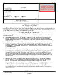 Form GC-248 Duties of Guardian and Acknowledgment of Receipt - California
