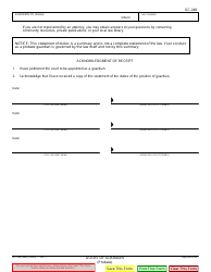 Form GC-248 Duties of Guardian and Acknowledgment of Receipt - California, Page 5