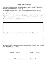 Form CR2E059 Non-profit Articles of Dissolution - Florida, Page 4