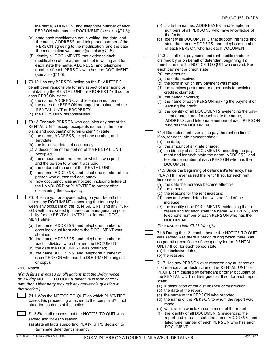 Form Ud 106 Disc 003 Fill Out Sign Online And Download Fillable Pdf California 7660