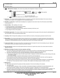 Form RC-200 &quot;Ex Parte Order Appointing Receiver and Order to Show Cause and Temporary Restraining Order - Rents, Issues, and Profits&quot; - California, Page 2
