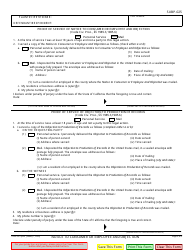 Form SUBP-025 Notice to Consumer or Employee and Objection - California, Page 2