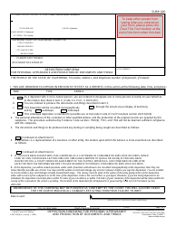 Form SUBP-020 Deposition Subpoena for Personal Appearance and Production of Documents and Things - California