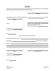 Form CIV-410 Cost Bill - Alaska, Page 3