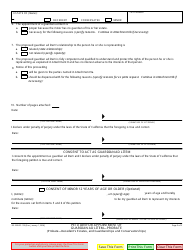 Form DE-350 Petition for Appointment of Guardian Ad Litem &quot; Probate - California, Page 2