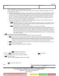 Form MC-351 Order Approving Compromise of Disputed Claim or Pending Action or Disposition of Proceeds of Judgment for Minor or Person With a Disability - California, Page 4