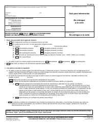 Document preview: Formulario FL-615 S Estipulacion De Fallo/Fallo Suplementario Sobre Las Obligaciones De Los Padres Y Fallo - California (Spanish)