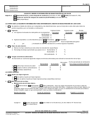 Document preview: Formulario FL-342 S Adjunto: Orden E Informacion De Manutencion De Los Hijos - California (Spanish)
