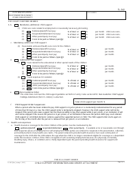 Form FL-342 Child Support Information and Order Attachment - California, Page 2
