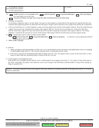 Form FL-342 Child Support Information and Order Attachment - California, Page 3