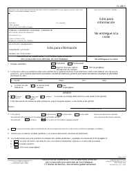 Formulario FL-280 S Solicitud De Audiencia Y Peticion Para Anular Declaracion Voluntaria De Paternidad - California (Spanish)