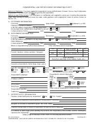Form HAR103 Download Fillable PDF or Fill Online Law Enforcement ...