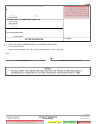 Document preview: Form FL-666 Notice of Objection - California
