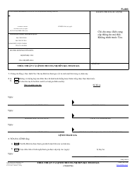 Form FL-663 V Stipulation and Order for Joinder of Other Parent (Governmental) - California (Vietnamese)