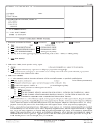 Form FL-688 Short Form Order After Hearing - California