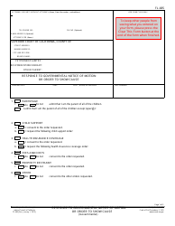 Document preview: Form FL-685 Response to Governmental Notice of Motion or Order to Show Cause - California