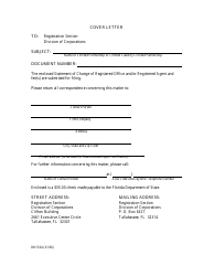 Document preview: Form INHS04 Limited Partnership or Limited Liability Limited Partnership Statement of Change of Registered Office or Registered Agent, or Both - Florida