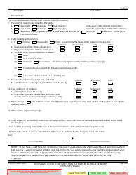 Form FL-220 Response to Petition to Establish Parental Relationship (Uniform Parentage) - California, Page 2