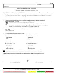 Form CM-181 Notice of Termination or Modification of Stay - California, Page 2