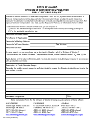 Form 07-6122 &quot;Public Records Request&quot; - Alaska