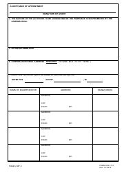 Form CIN-1-1.0 Certificate of Incorporation - Nonstock Corporation - Connecticut, Page 2
