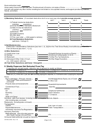 Form JD-FM-6-LONG Financial Affidavit - Connecticut, Page 2