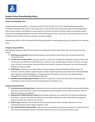 Maternity and Paternity Leave and Return Toolkit for Employers and Employees - Healthy Mothers Workplace Coalition - California, Page 15