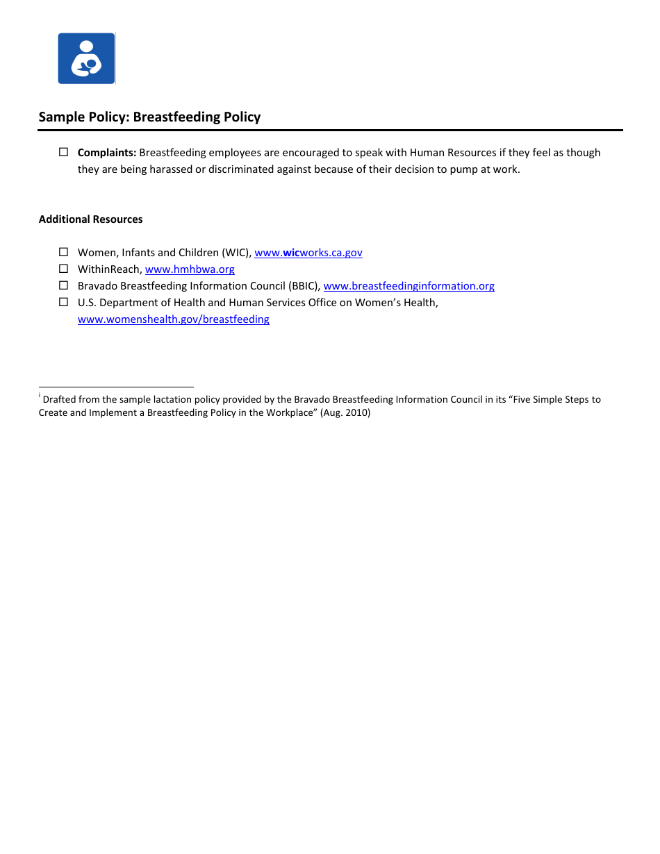 Maternity and Paternity Leave and Return Toolkit for Employers and Employees - Healthy Mothers Workplace Coalition - California, Page 16