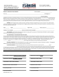 Document preview: Form HSMV82033 Title Surety Bond for a Motor Vehicle - Florida