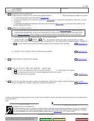 Form FL-300 Request for Order - California, Page 4