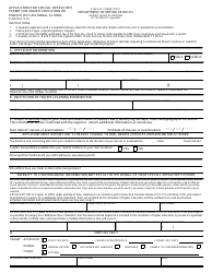Document preview: Form P-225 Application for Special Operator's Permit for Higher Education or Private Occupational School - Connecticut