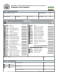 Document preview: Employee Leave Request Form - Arkansas