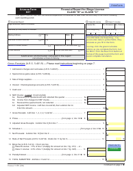 Arizona Form 837 (ADOR10325) Financial Report for Bingo License Class &quot;b&quot; or Class &quot;c&quot; - Arizona